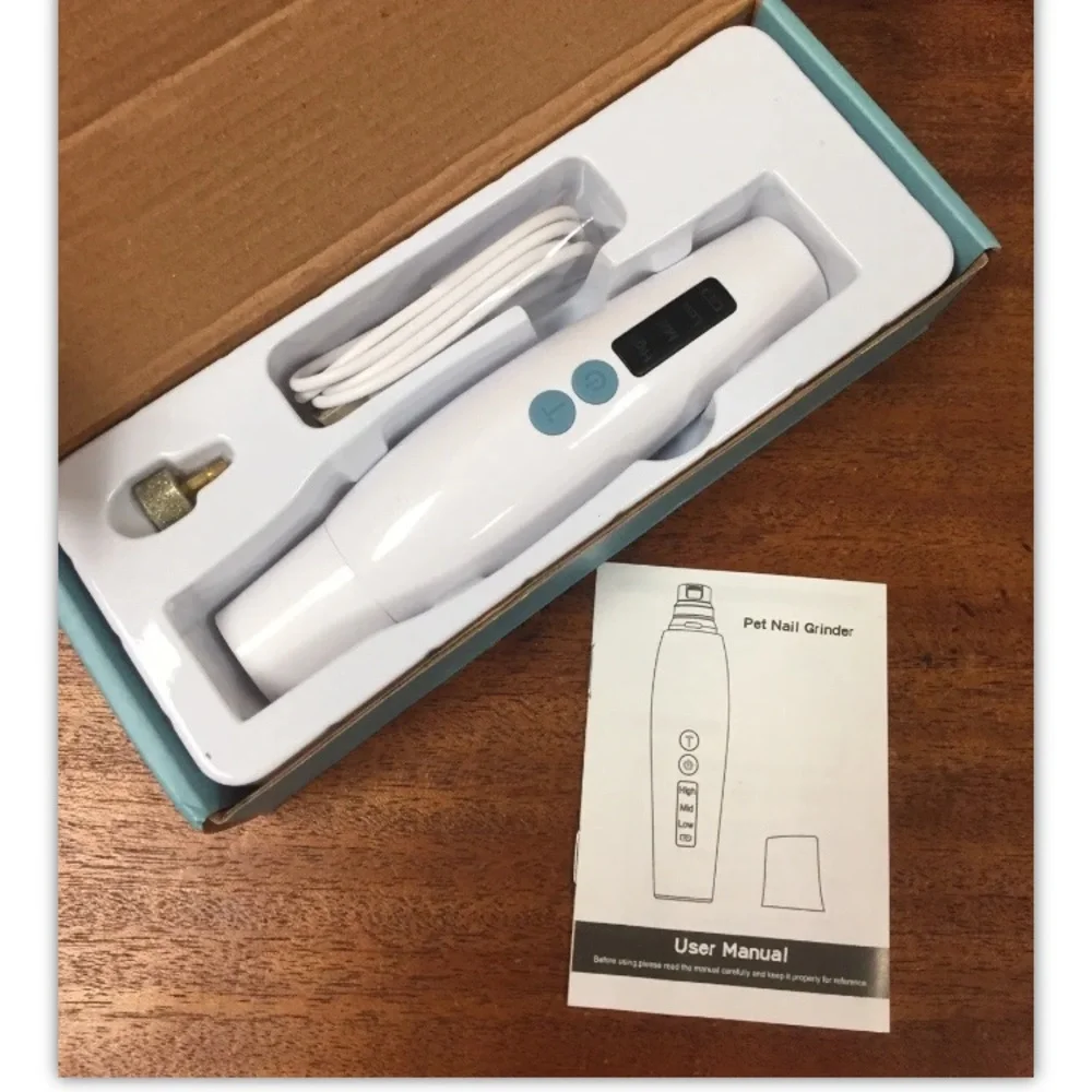Rucacio, pets, nail grinder, new, rechargeable.: